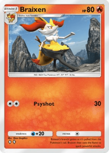 Pokemon TCG Pocket - B4a 011 Braixen