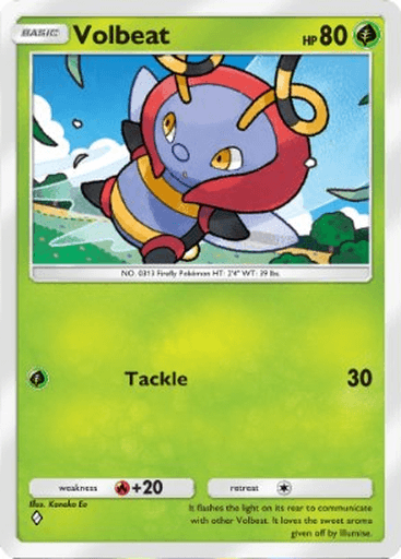 Pokemon TCG Pocket - B4a 001 Volbeat