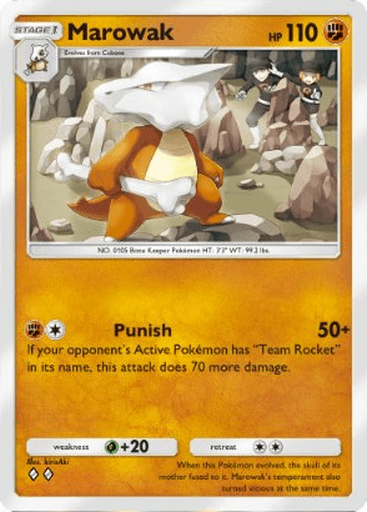 Pokemon TCG Pocket - B4a 036 Marowak