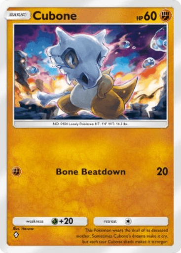 Pokemon TCG Pocket-  Cubone(B4a 035)