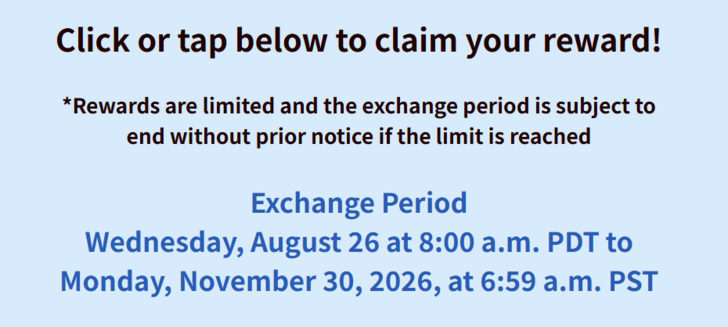 The Great Puzzle Challenge Reward Exchange Period