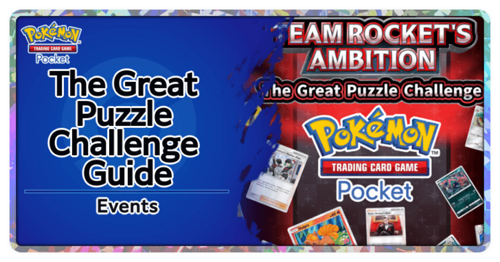 Pokemon TCG Pocket - The Great Puzzle Challenge Guide