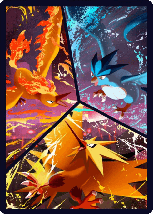 Zapdos, Articuno, and Moltres Card Sleeve Card Sleeve