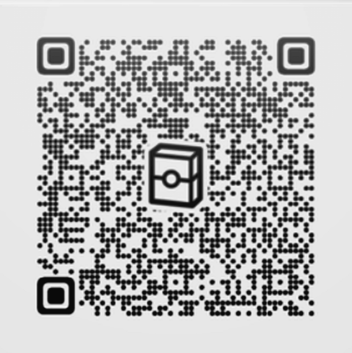 Mega Charizard Y ex and Entei ex Deck 2D Pattern QR Code