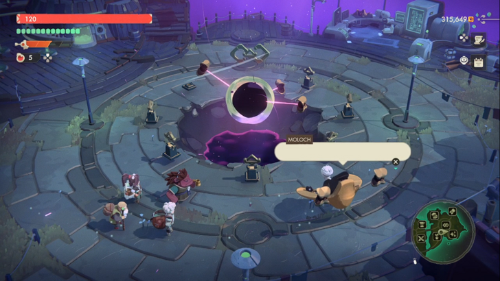 moonlighter 2 the endless vault moloch visits the vault