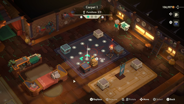 moonlighter 2 the endless vault shop furniture menu