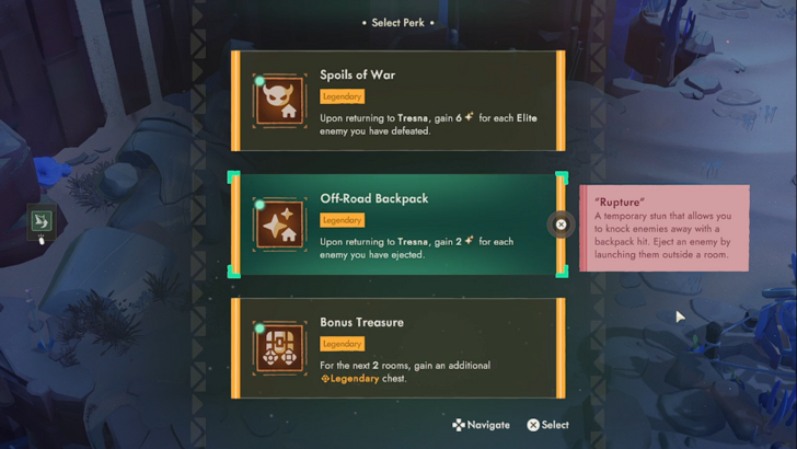moonlighter 2 the endless vault artifact value perk menu