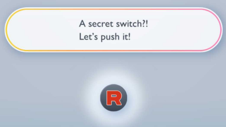 Press the Secret Switch