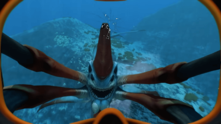 Captured by giant sea monster