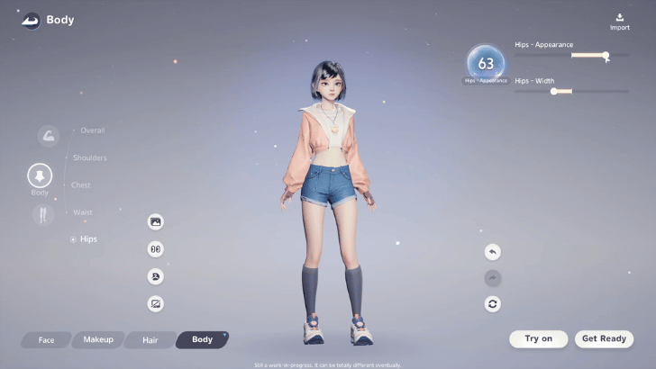 Customize Character Body