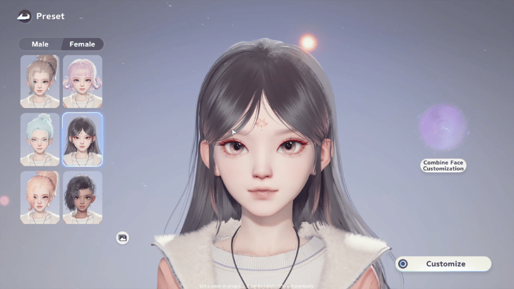 Select Character Type