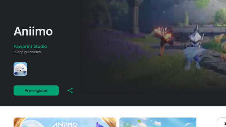 Aniimo Android Pregregister