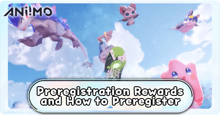 Aniimo Preregistration Rewards and How to Preregister Banner