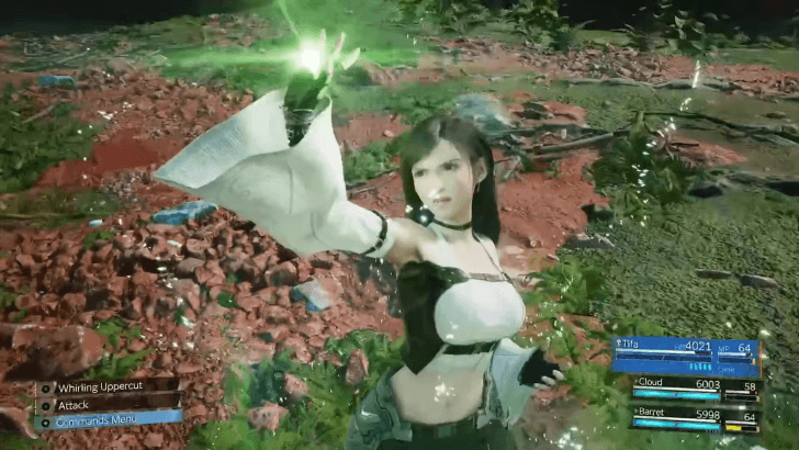 Tifa as a Black Mage