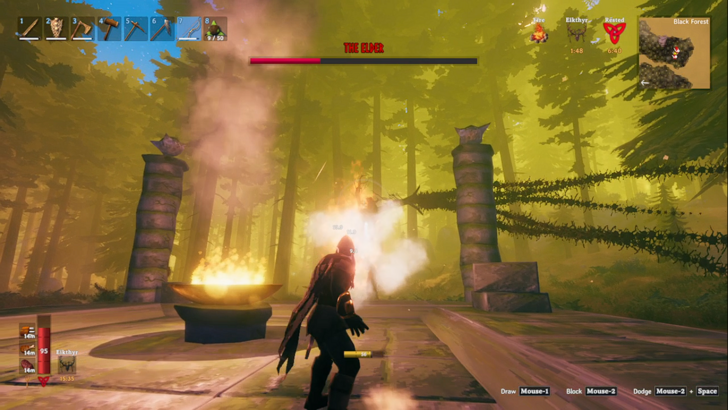 valheim the elder boss fight