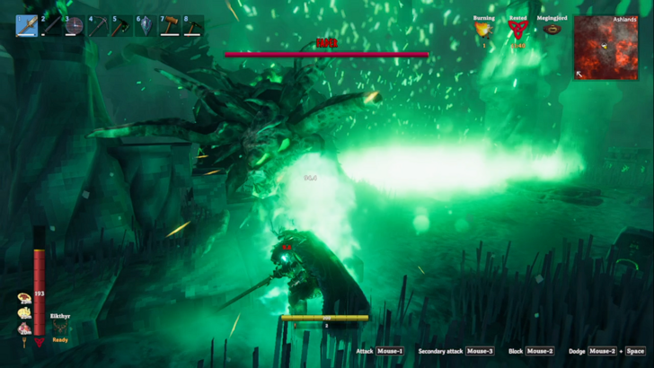 valheim fader boss fight