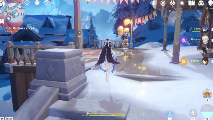 Genshin - Atop the Floating Snow 1