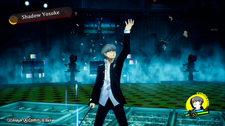 Yu Narukami in combat