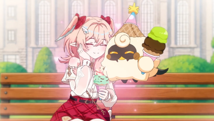 genshin impact baskin robbins mascot linnea