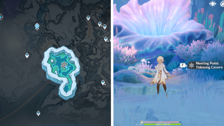 Genshin - Tidesong Cavern Location