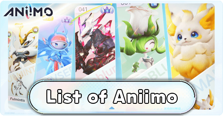 List of Aniimo