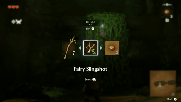 Quick select menu OOT