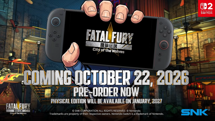 fatal fury cotw switch 2 release date