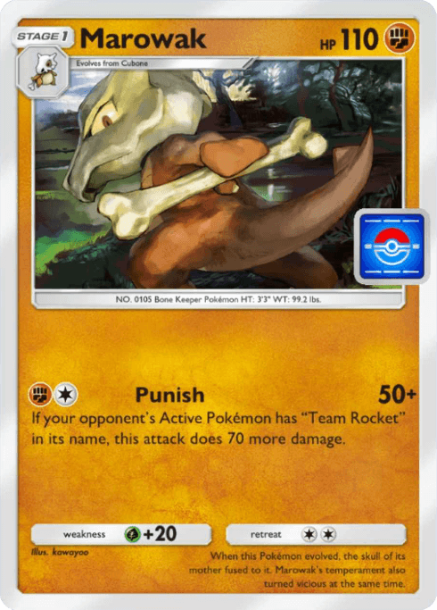 Pokemon TCG Pocket - P-B 092 Marowak