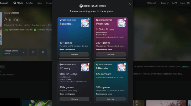 Aniimo Game Pass