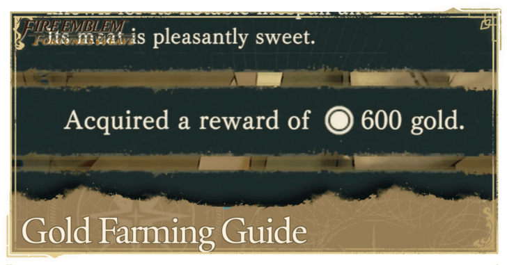 Photo: game8.co Fire Emblem: Fortune's Weave - How to Make Gold Fast
