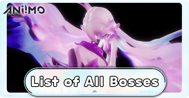 List of All Bosses