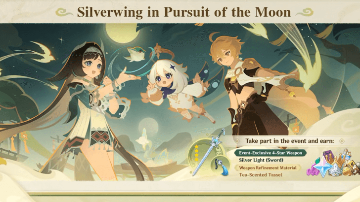 Genshin Impact - Silverwing in the Pursuit of the Moon