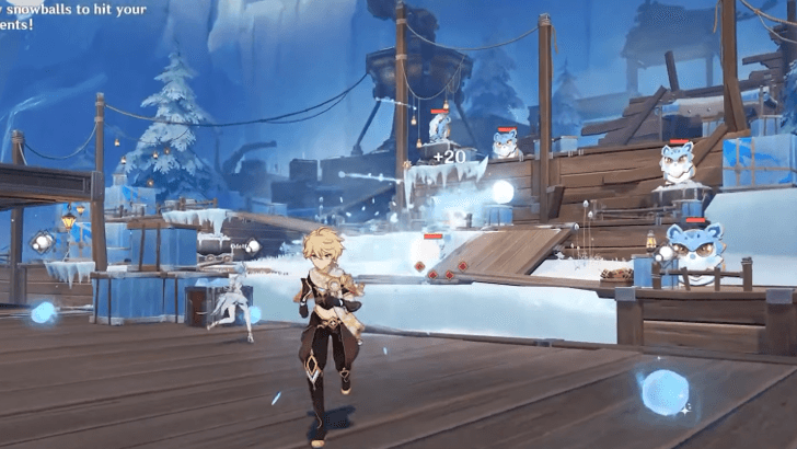 Genshin Impact - Snowball Fight Event