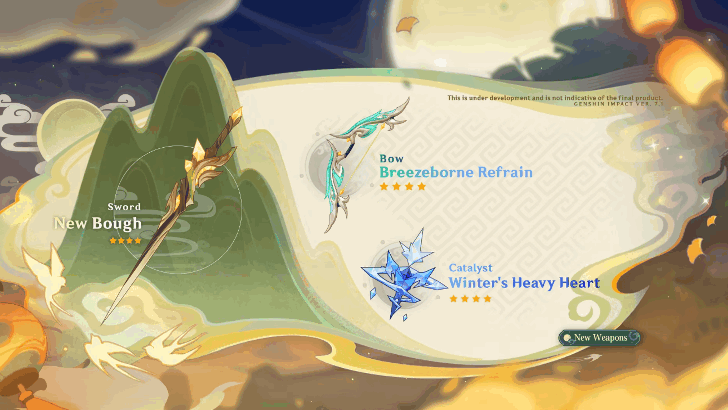 Genshin Impact - New 4 Star Weapons