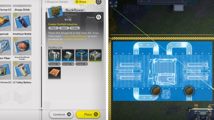 Place the Blueprint