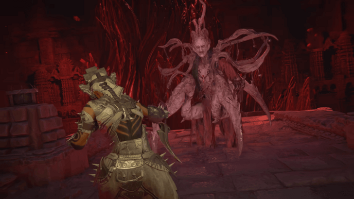 Demonic spider boss