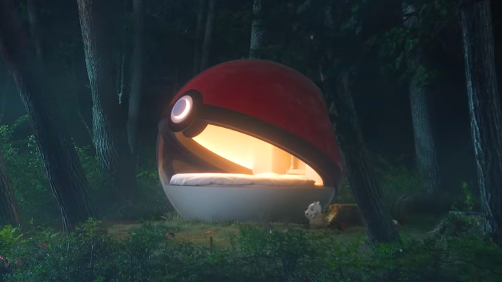 poke ball hotel and cubone