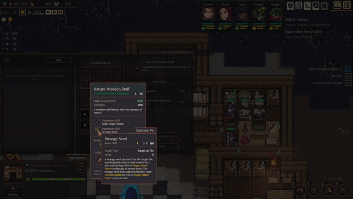 dungeon settlers nested tooltips