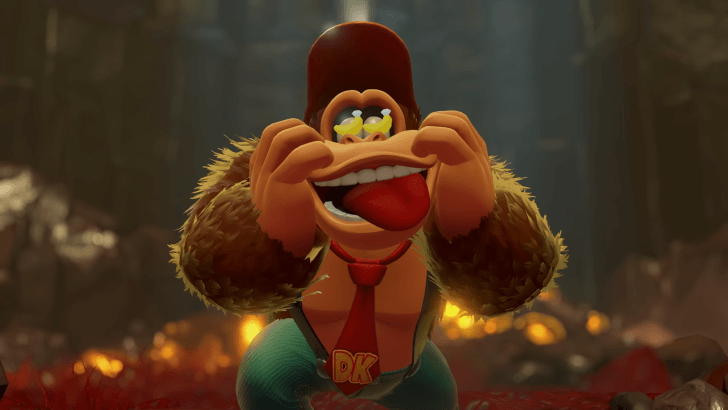 Donkey Kong with Banana eyes