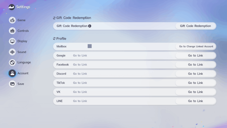 Gift Code Redemption