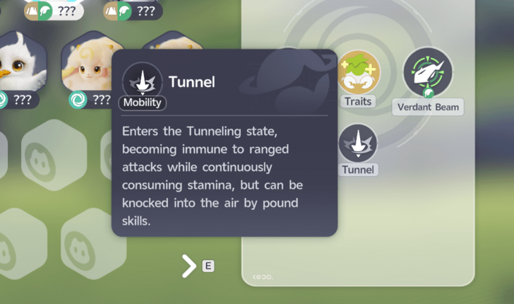 Tunnel Mobility Skill