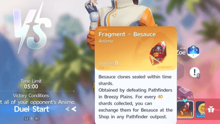 Collect Besauce Fragment