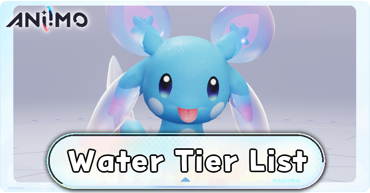 Water-Type Tier List