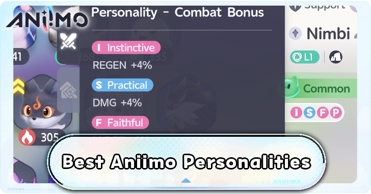 Best Aniimo Personalities