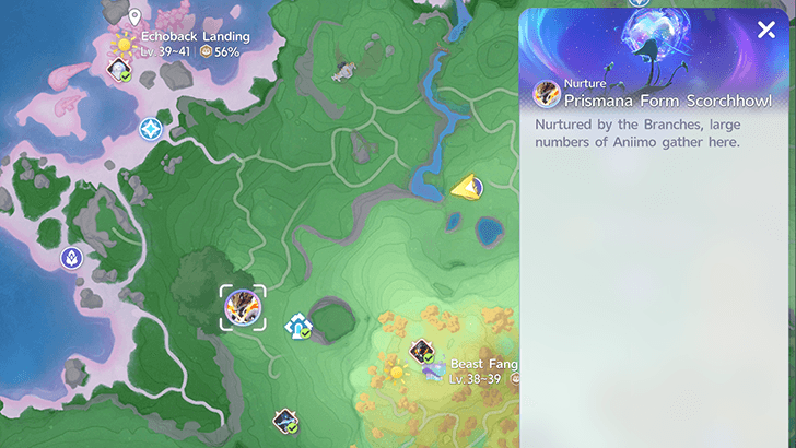 Prismana Prismana Scorchhowl Location