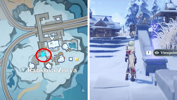 Genshin - Viewpoint in Everfrozen Earth