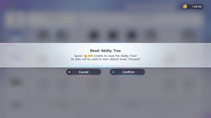 Reset Ability Tree