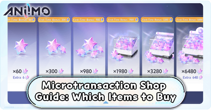 Microtransaction Shop Guide Which Items to Buy