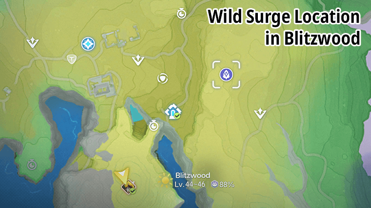 Wild Surge Location in Blitzwood