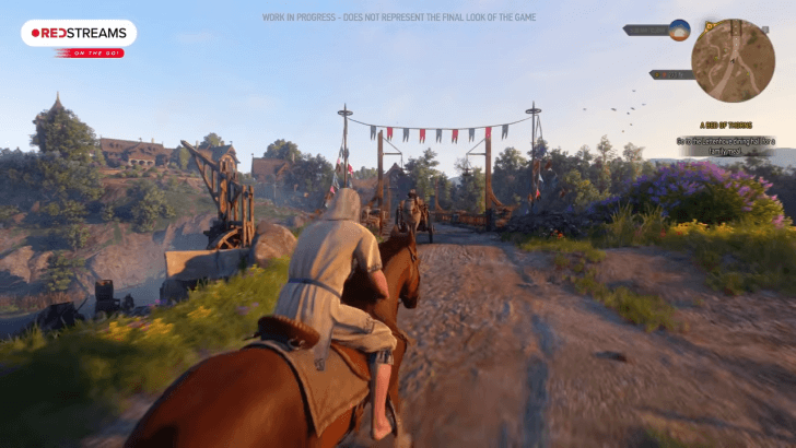 Geralt Encountering a Carriage